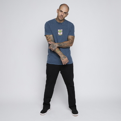CAMISETA RVCA SMALL PALM AZUL - comprar online