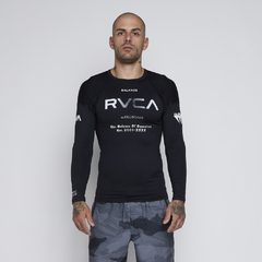 CAMISETA RVCA LYCRA ALL BRAND PRETO