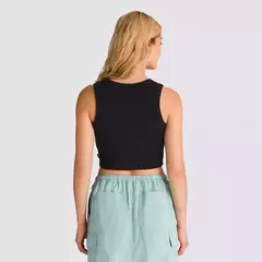 REGATA VANS DREW RIB TANK PRETO - comprar online