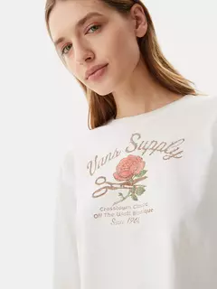 CROPPED VANS RELAX SUPPLY OFF WHITE - Board World