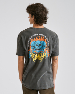 CAMISETA VOLCOM HARD HEADED PRETO