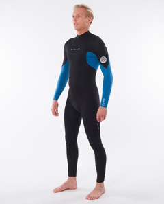 Long John Rip Curl Dawn Patrol E5 3/2mm Back Zip - Black/Blue - comprar online