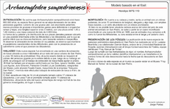 Archaeomylodon sampedrinensis Escala 1:10 - FormArte Prehistoric