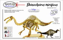 Deinocheirus mirificus Escala 1:20 en internet