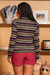 Blusa de Gola Multicolorida na internet