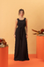 Vestido Longo Plissado Preto na internet