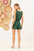 Cropped Balonê De Linho Verde - Munny