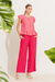 Bata Com Aplicação De Renda Rosa