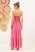 Vestido Tomara-que-caia Texturizado Rosa - Munny