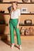 Calça Com Pregas Verde - loja online