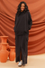 Blusa De Moletom Com Capuz Preto