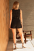 Imagem do Short-saia Risca De Giz Preto