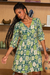 Vestido Floresta Seca Verde