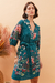 Vestido Túnica Pingo De Ternura Petróleo - comprar online