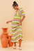 Vestido Cropped Tie Dye Aurora Verde - comprar online
