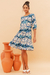Vestido Flor Da Maré Azul na internet