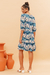 Vestido Flor Da Maré Azul - comprar online