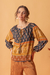 Blusa Boêmia Azul Marinho - comprar online