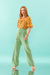 Calça Pijama De Viscolinho Verde