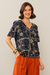 Blusa Entardecer Azul Marinho