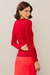Blusa Básica Manga Longa Vermelho - Munny