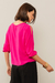 Blusa Morcego Com Amarração Pink na internet