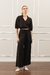 Cropped Manga 3/4 Preto - comprar online