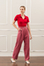 Polo Manga Curta Vermelho - comprar online
