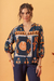 Camisa Lenço Boho Azul Marinho - Munny