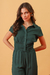 Camisa Cropped Bustiê Verde na internet