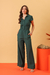 Calça Clochard De Elástico Verde - comprar online