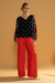 Blusa Lenda Folk Azul Marinho - comprar online