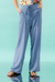 Calça Pijama De Viscolinho Azul - comprar online