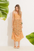 Vestido Cropped Cristais Amarelo - Munny