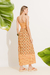 Vestido Cropped Cristais Amarelo - comprar online