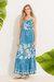 Vestido Cropped Reluz Azul