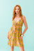 Vestido Curto Palmeira Imperial Amarelo