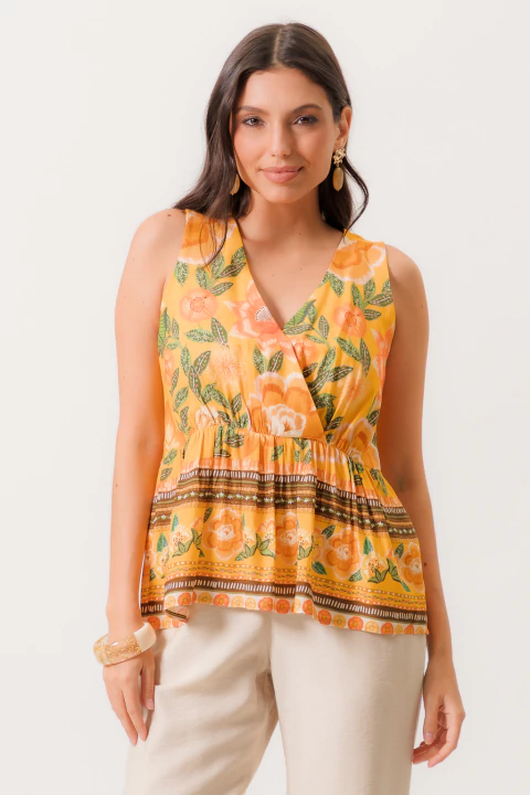 Regata Peônia Amarelo