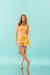 Short Flora Amarelo