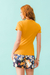 Blusa Transpasse Canelada Amarelo - comprar online