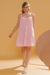 Vestido Texturizado Marias Rosa - comprar online