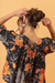 Bata Dança Das Flores Azul Marinho - loja online