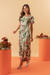Vestido Cropped Jardim Aquabella Verde - Munny