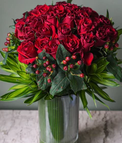 Arranjo de Rosas Vermelhas