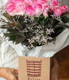 Arranjo de Rosas Rosa