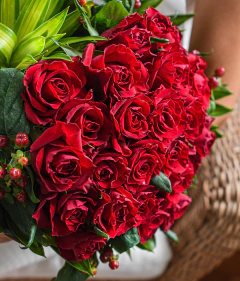 Buquê de 36 Rosas Vermelhas - comprar online