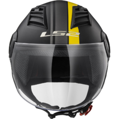 Casco Abierto LS2 Of562 Airflow Metropolis Negro / Amarillo Mate - Rider Spot online