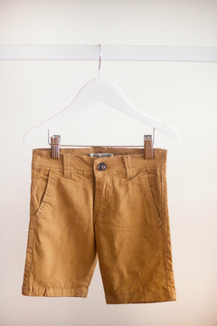 Bermuda Gabardina Beige - comprar online