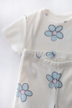 Conjunto Morley Flores Celestes - comprar online