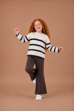 Sweater Rayado Azul